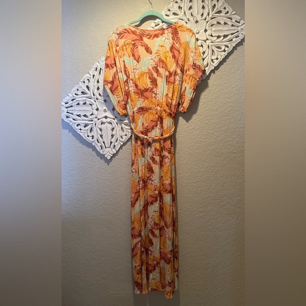 Rip Curl Tropical Faux-Wrap Maxi Dress - Picture 2 of 10